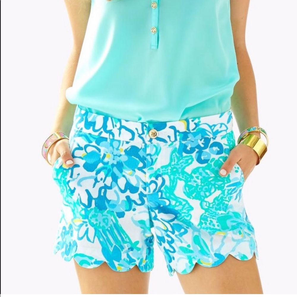 Lilly Pulitzer Buttercup Scallop Shorts
